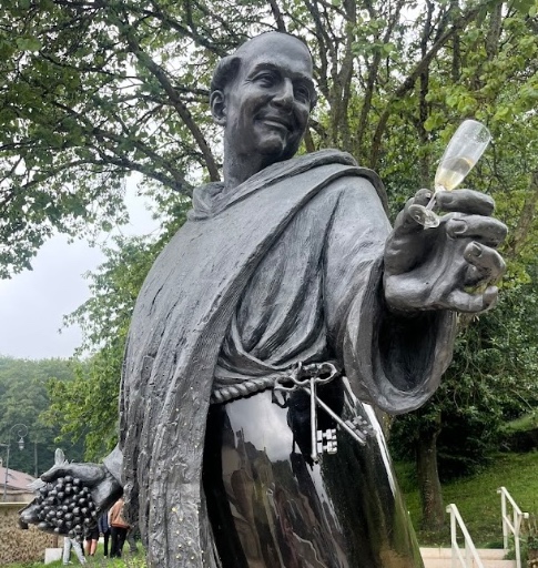 Statue de Dom Pérignon - Hautvillers